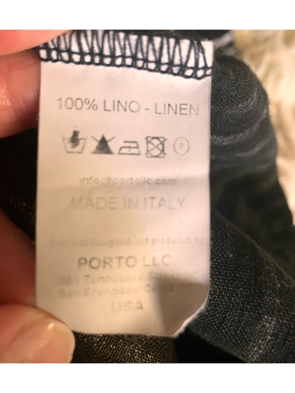 Italian Linen Top Size m/l - Picture 5 of 5